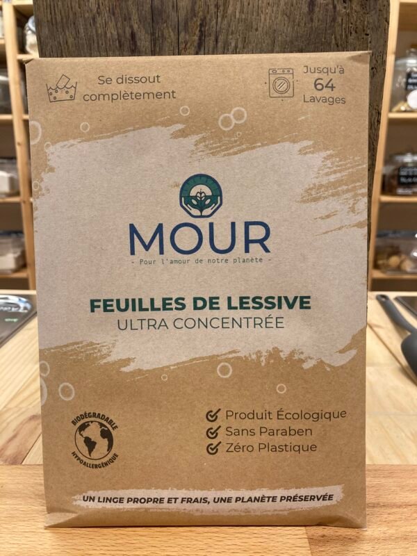 Lessive concentrée en feuilles