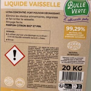 Liquide vaisselle ultra-concentré