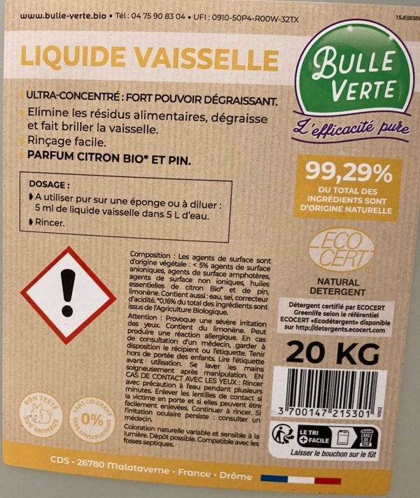 Liquide vaisselle ultra-concentré
