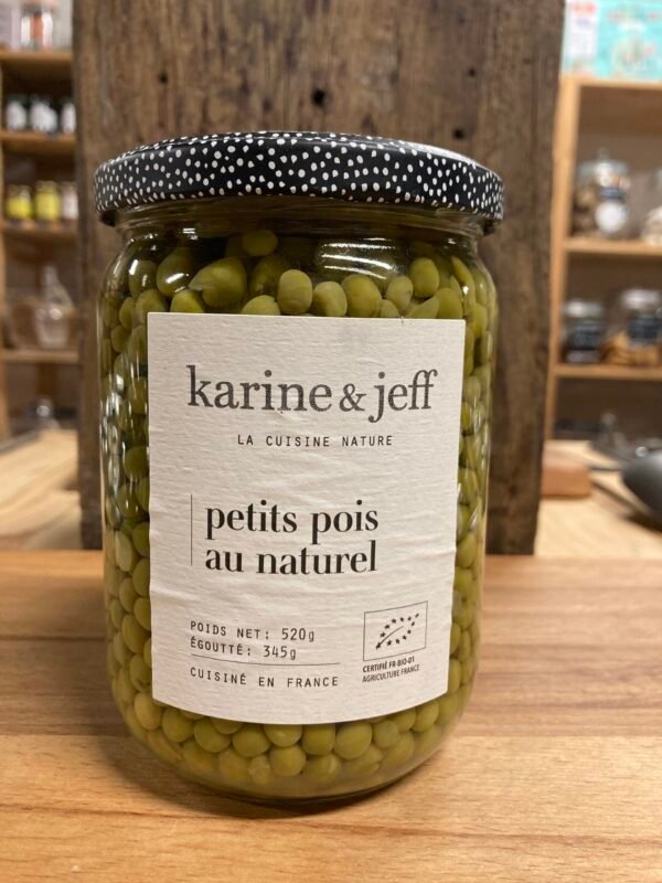 Petits pois au naturel