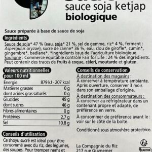 Sauce soja sucrée
