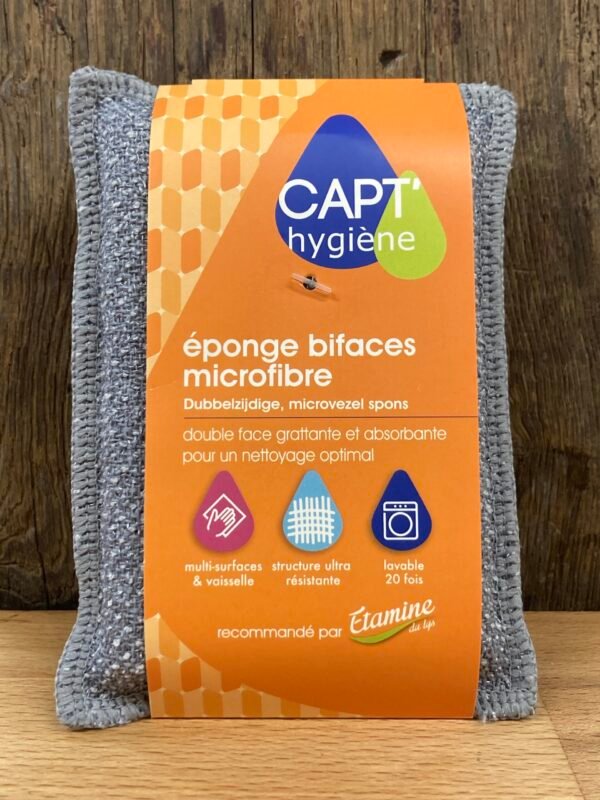 Eponge bifaces microfibre