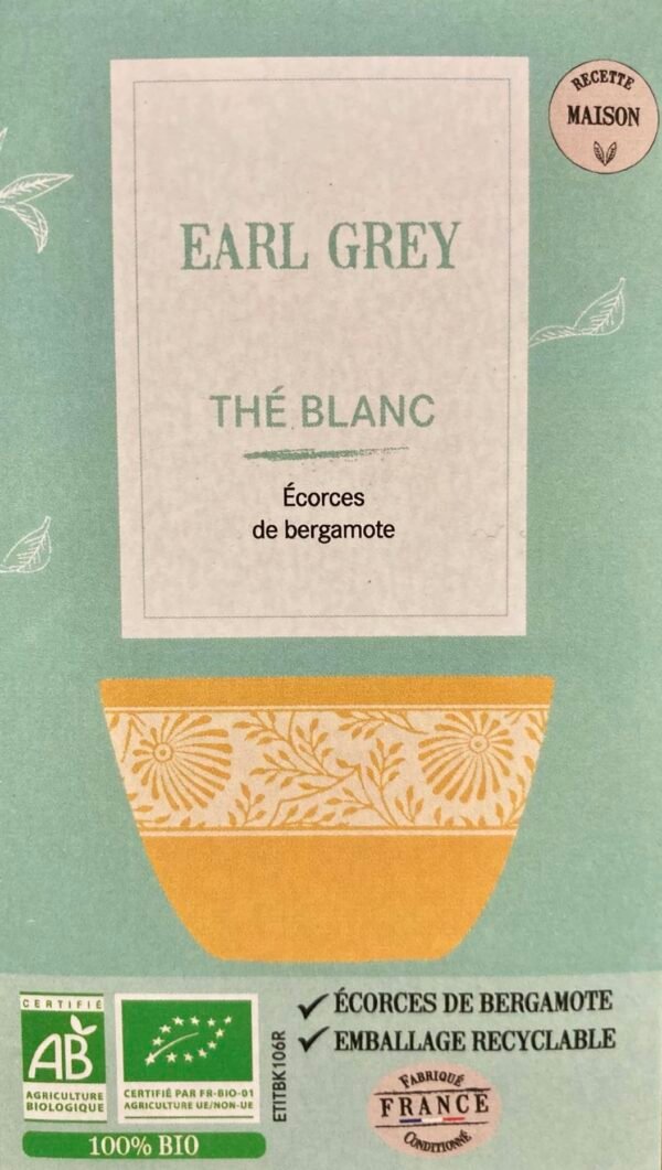 Thé blanc Earl grey – Image 2