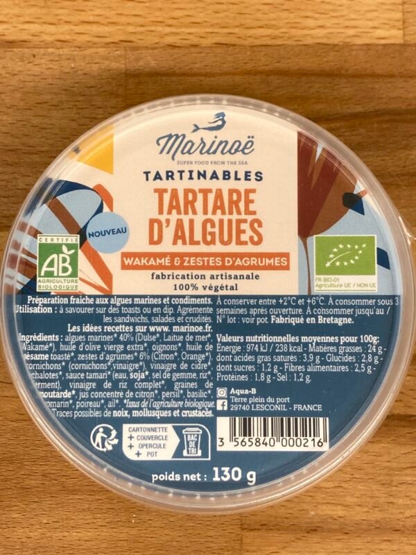 Tartare d'algues