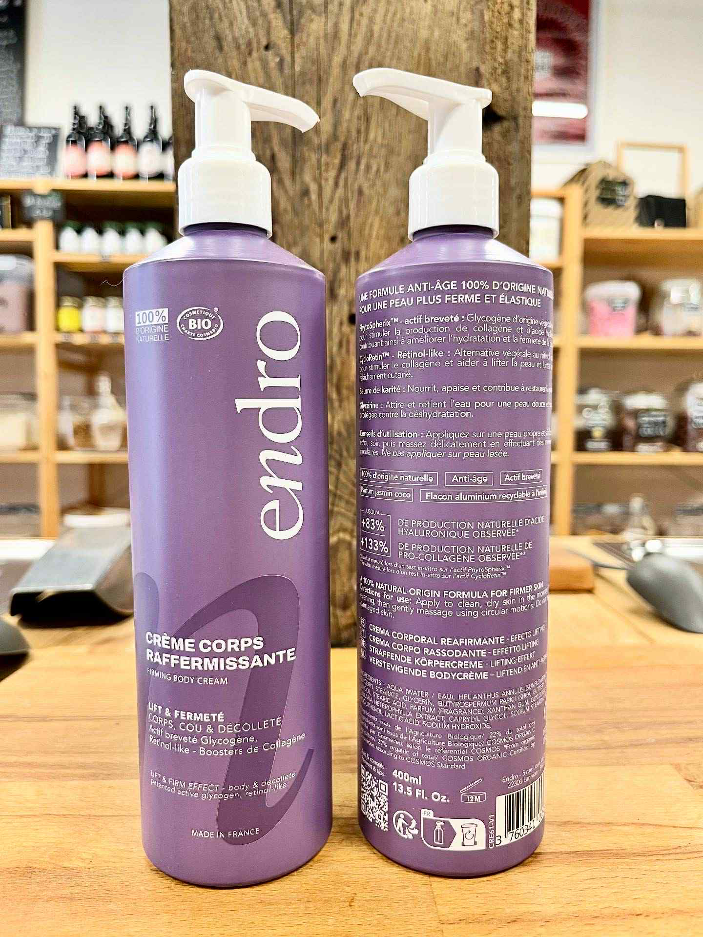 Crème corps raffermissante