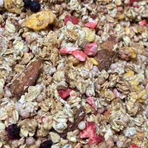 Muesli crunchy fruits rouges