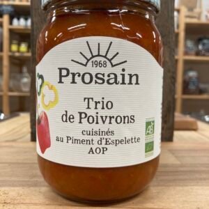 Trio de poivrons au piment d'Espelette