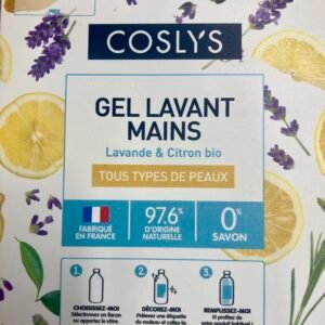 Gel mains lavande citron